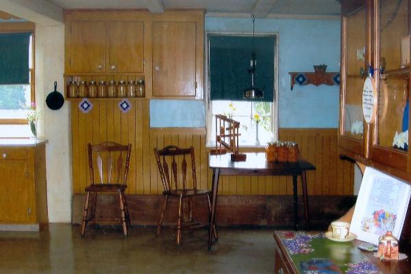 Another view inside the summer kitchen