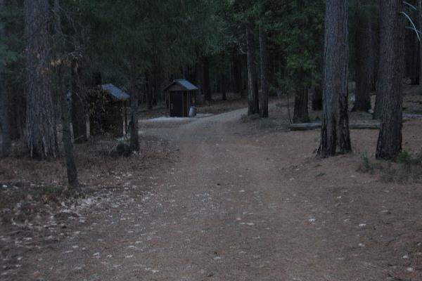 Restrooms in camping area