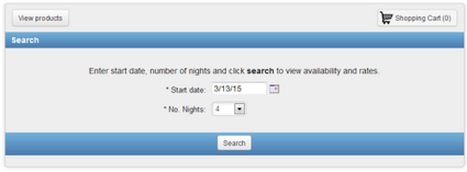 Booking Calendar view - number of nights search