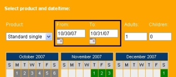 Incorrect aligned date icons