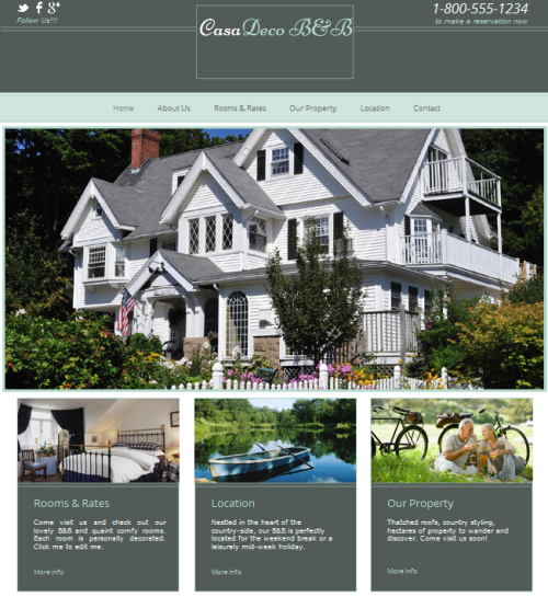Create a new website in just a few hours