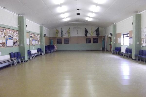 Main hall from entry doorway