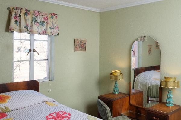 Dressing table in the bedroom.