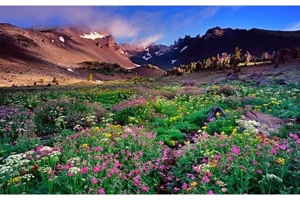 The Cascade Mountain range offers miles and miles of hiking trails