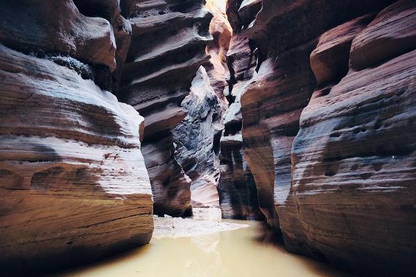 might encounter puddles or ponds (photo credit Scott O.)