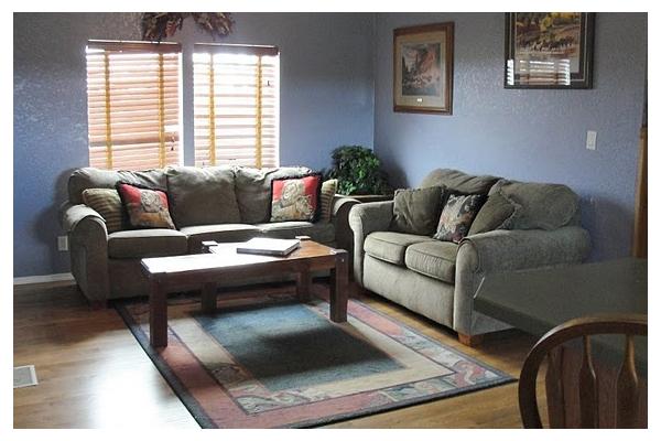 Fam Rm w pull out queen sofa bed