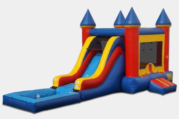 Water Slide Bounce House Combo