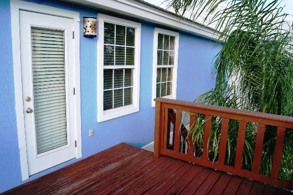 Balcony off master bedroom