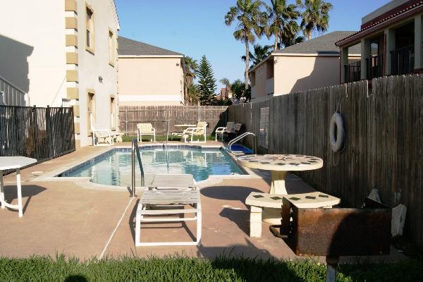 Pool with bbq pits