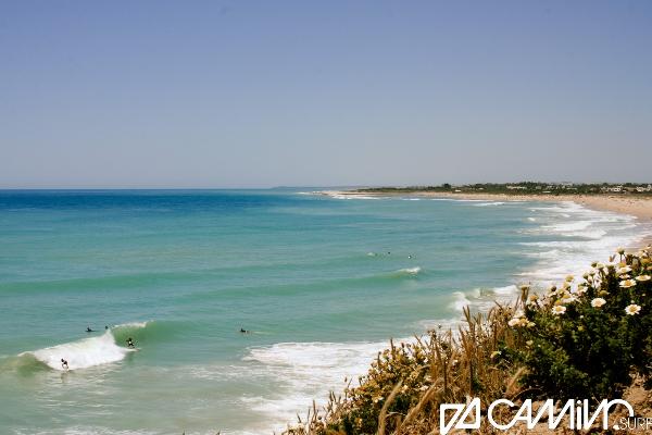 our homebeach - just 250m away from Camino's Surf Lodge in Zahora