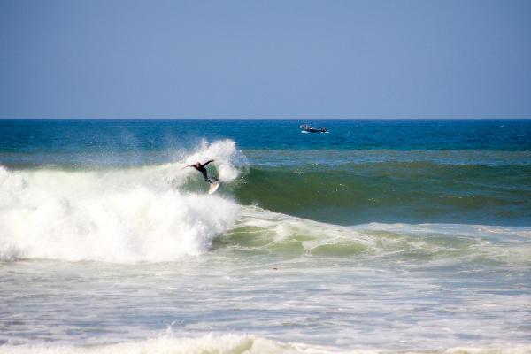 Perfect waves far away from the crowds