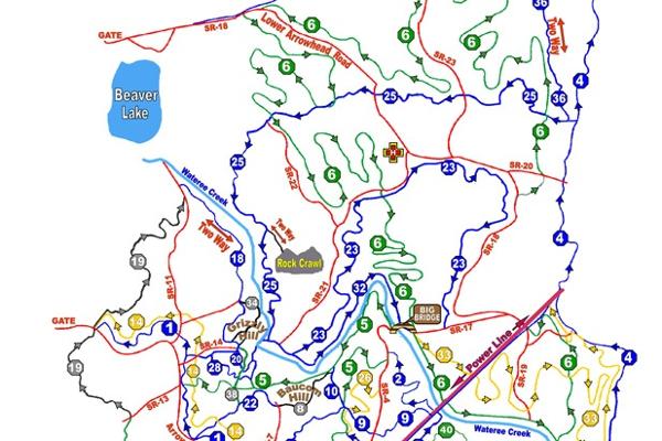 Riding Trail Map