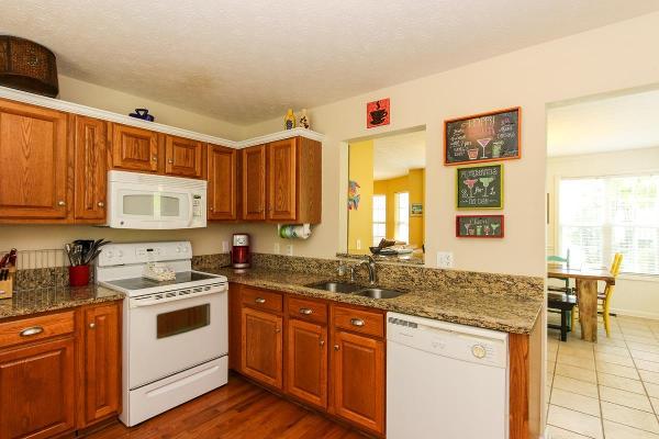 Kitchen with full-sized appliances