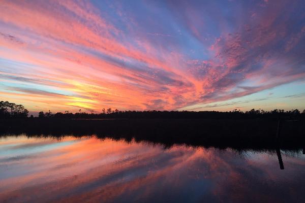 One of many beautiful sunsets