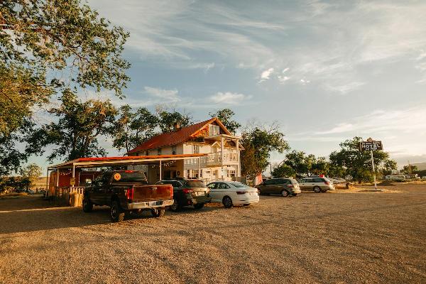 The historic Desert Moon boarding house