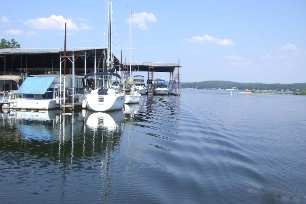 Marina Docks from water