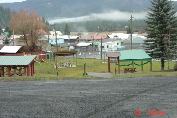 City Park with Elk Butte in the Background