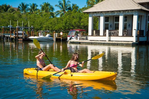 Hobie tandem sit on top kayak.