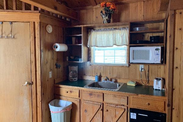 Cholla  Cabin Kitchenette