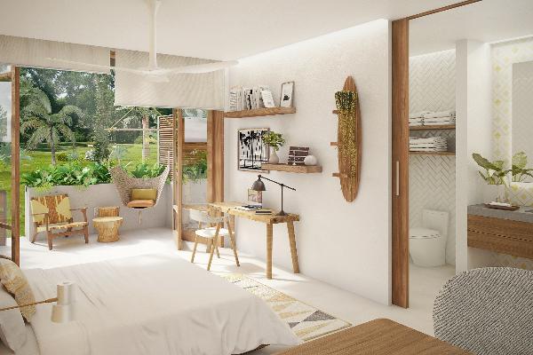 Single King Lower Level - Garden Unit w/ Outdoor Shower