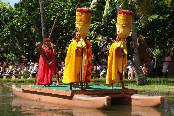 Pageant long canoe ride