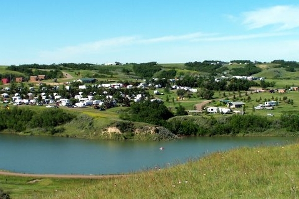 Beautiful Hazen Bay Campground