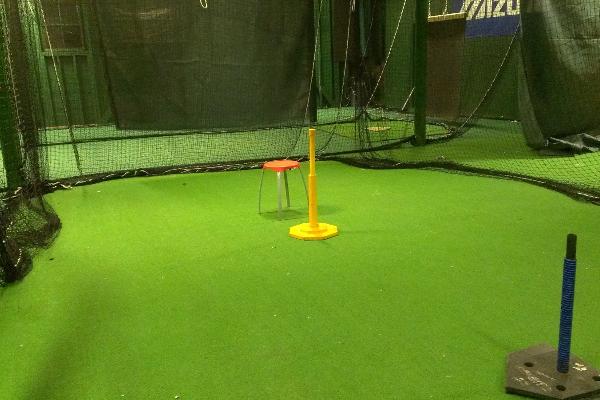 Soft toss/Tee area