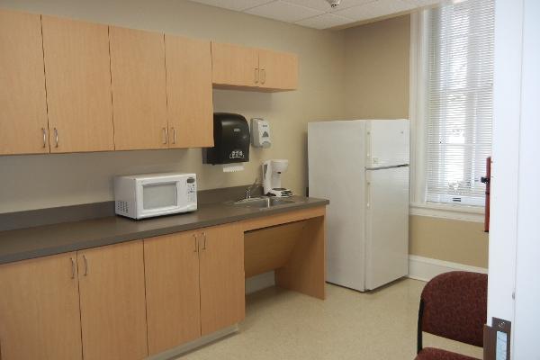 Kitchen adjacent to 129 Conference Room