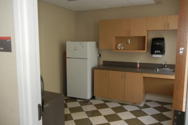 Kitchen in break room adjacent to Atrium