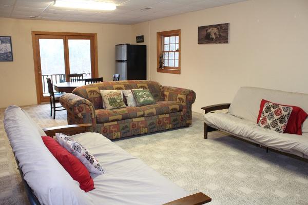 Family room downstairs full refrigerator