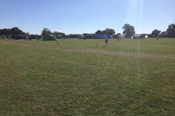 view across our 6 acre camping field