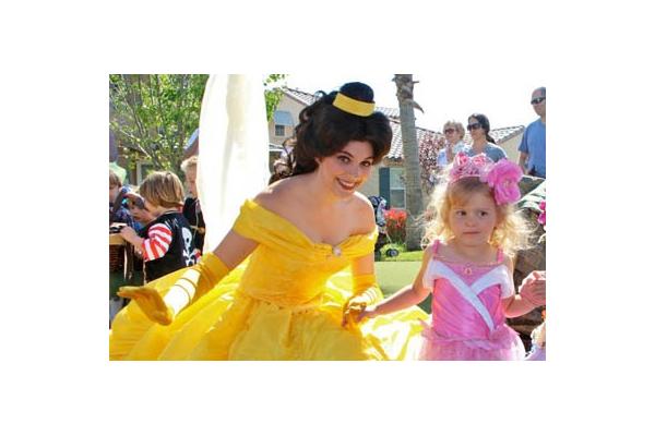 Princess Belle Birthday Party character