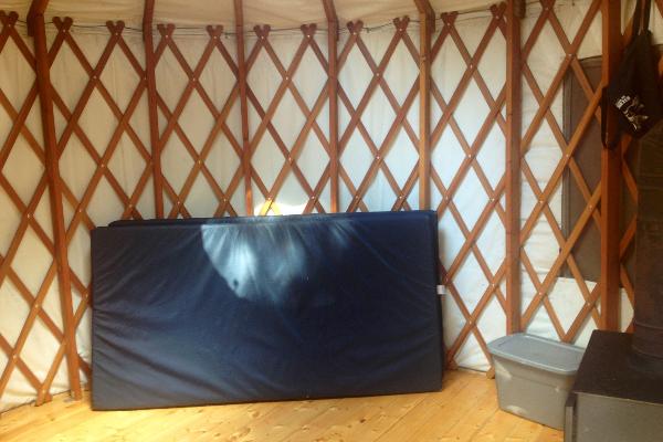 small yurt interior
