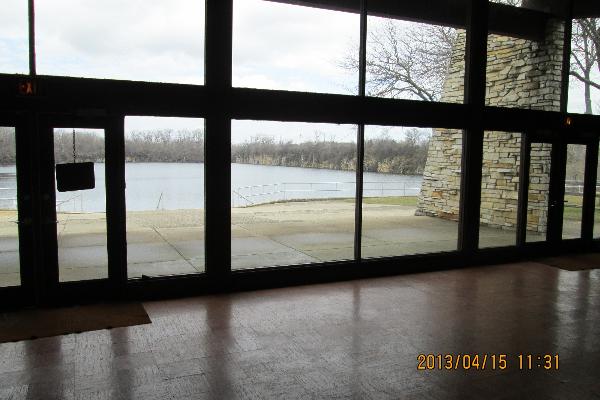 Enclosed building - tables, chairs, and electricity