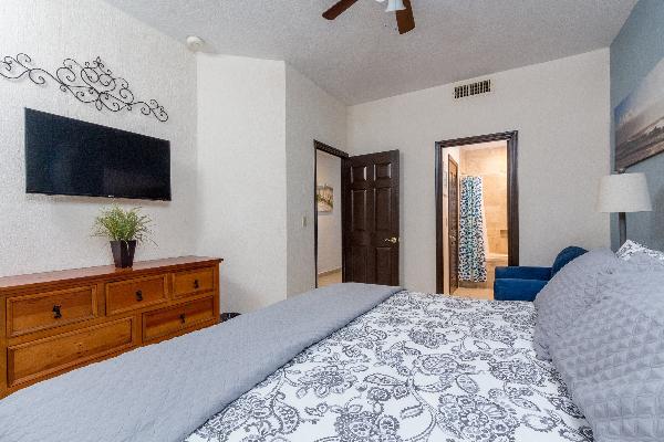 Master Bedroom with Flat Screen  