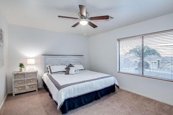 #3 Upstairs Bedroom with New King Mattress