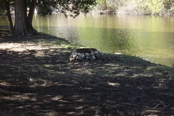 Camping by the river