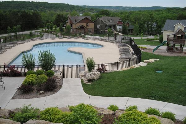 Pool and lake view from Clubhouse