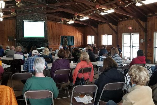 From classes to parties and everything in between, the 40'x60' lodge hall is a great fit for many events.