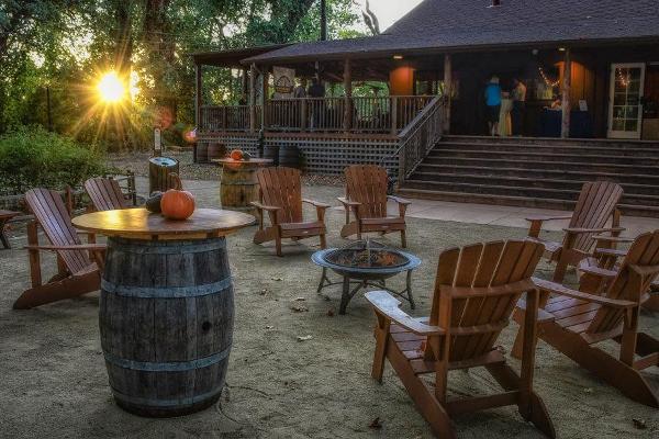 Courtyard can be rented alone or along with the lodge and deck.