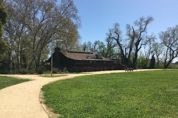 An acre of lawn and mile of trails to explore