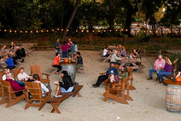 Simple picnic or elegant evening. Optional lighting and firepit.