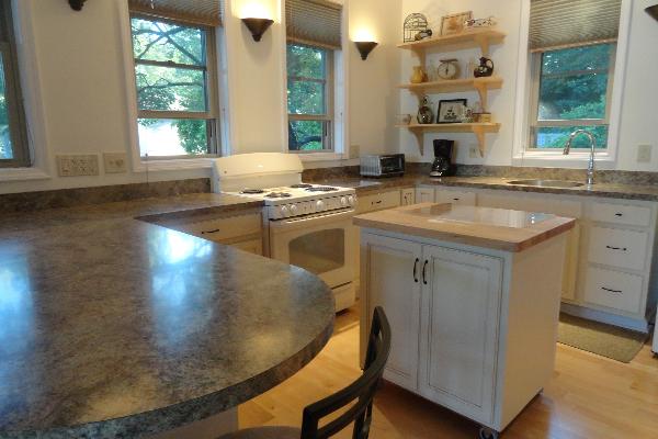 Main floor kitchen and dining areas