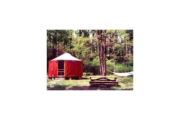 Yurt, rustic camping in comfort