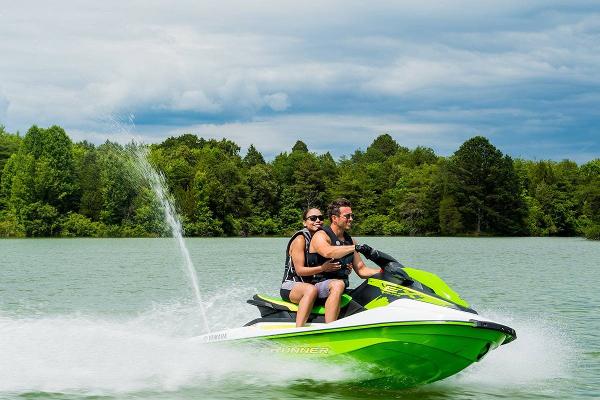 Enjoy the lake on this 3 person jetski!