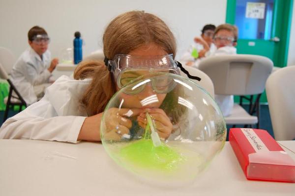 Blowing Slime Bubbles....Cool!