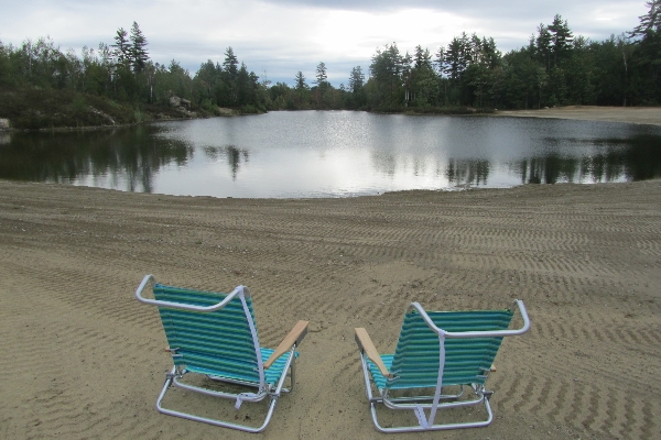 3+ Acre Spring-Fed Pond With A Sandy Beach