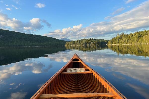 View of Katahdin from the east side of the lake