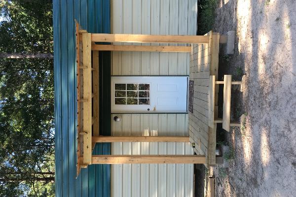 Inviting front porch