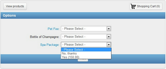 Options page on BC 2.0